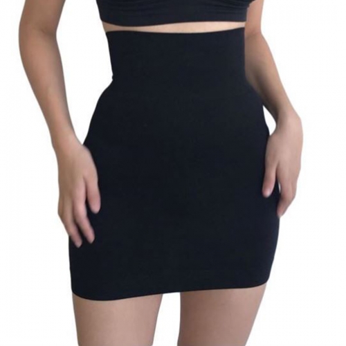 Casual Mini Skirt Black Waist Skirts Pencil Bodycon Short Skirt Stretchy Mini Skirts for Women and Girls