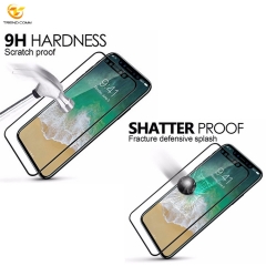 High Quality 5D 9H Hardness Curved for iPhone X Tempered Glass Screen Protector