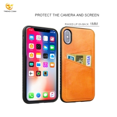 PU sticker card wallet mobile phone bag for iphone XS Max