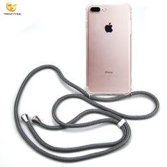 Necklace With Tpu Phone Case For Applei Phone 8 plus