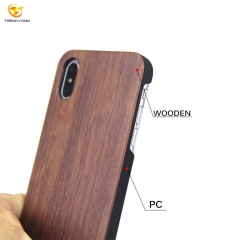 Personalized wooden cover bamboo case for iphone XS Max