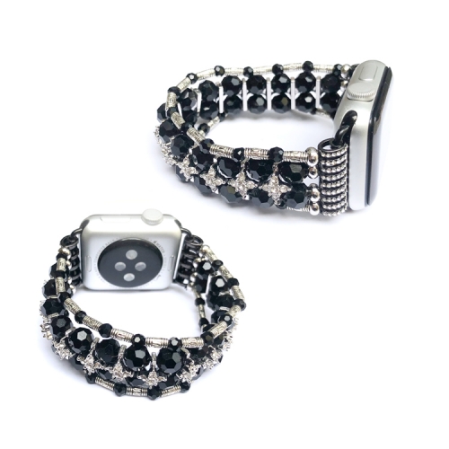 Women bead watch strap buckle for apple watch smart bracelet