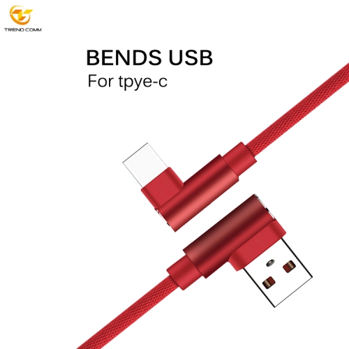 Metal bending charging cable data usb for iphone charger