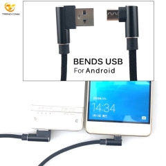 Metal bending charging cable data usb for iphone charger