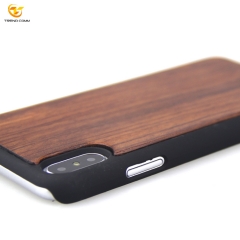 Custom wood mobile cover bamboo phone case for iphone XS