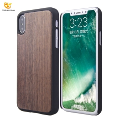 Custom wood mobile cover bamboo phone case for iphone XS