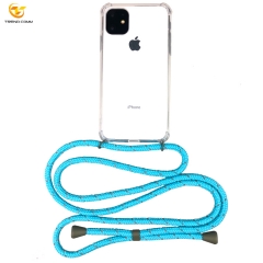 Acrylic Neck Phone Holder For iPhone 11 TPU Mobile Case Covers