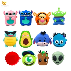 Flexible Silicone Earphone Headphone Cases Fashion Cartoon Cover For AirPods