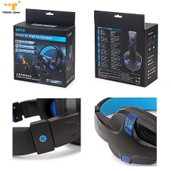 Gaming Headsets Colourful Light For PC Laptop, Surround Sound Stereo Wired Audifonos Gamer Headphones With Microphone For PS4