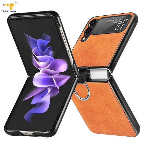 Leather Blank Fashion PU Leather Z Flip Mobile Phone Case Cover For SAM Galaxy