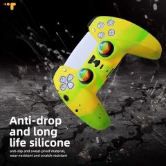 New Anti-dust Cheap Promotion Camouflage Silicone Dust Shell Stick PS 5 Covers