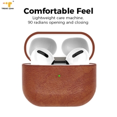 Cheap Price Luxury Shockproof Protective Leather Earphone Case For Airpods 3