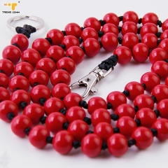 Wholesale Wood Beads Universal Bulk Strap Smartphone Crossbody Necklace Charm Handmade DIY Decoration Handmade Key Phone Chain