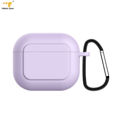 New Smooth Rubber Coating Earbud Holder Case Wholesale Flexible Silicone Protective Full Cover For Airpods 3