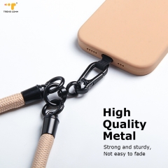 2023 crossbody anti-lost luxury adjustable necklace chain Bracelet Case Phone lanyard customize Wrist Strap Beaded