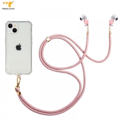 Convenient hands-free protect Straps Rope Headphone Cord for chain wireless for earphone anti-lost neck strap