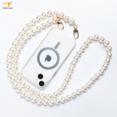 Fashion wholesale necklace DIY Jewelry Luxurious lanyard custom neck chain logo for women Case Phone