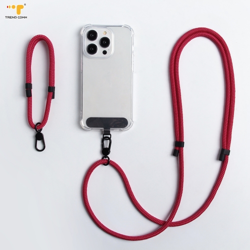 Fashion trend crossbody snap grip elastic cell phone holder strap Portable Chain Telephone Cord Mobile Lanyard Attachment