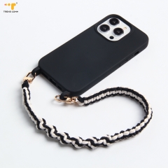 Custom logo accessories new products 2023 for iphone cases luxury design neck cell phone crossbody strap