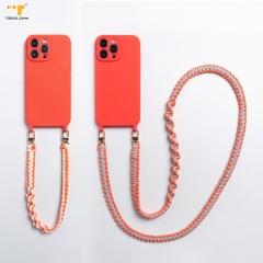 Shockproof phone case with cross the body strap for iphone case for crossbody lanyard strap connectors