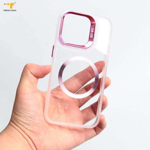 Blank transparent cute magnetic clear shockproof phone case for iphone x xr xs 11 12 13 14 15 plus pro max