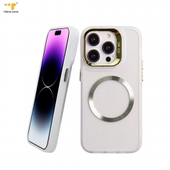 Blank transparent cute magnetic clear shockproof phone case for iphone x xr xs 11 12 13 14 15 plus pro max