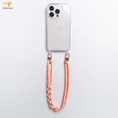 Candy color clear necklace smart chest universal cell neck strong pouch waterproof mobile phone lanyard crossbody