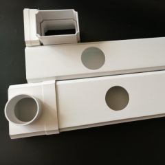 Hydroponic PVC Pipe Model:Square Pipe 80*80mm/hydroponic grow tubes,pvc pipe hydroponics,hydroponic tubing,pvc hydroponics tower,vertical hydroponics