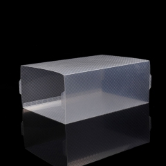 PP加大塑料鞋盒 日式篮球鞋盒PP可折叠自由组合收纳透明鞋盒片材
