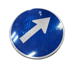 厂家供应标识牌 交通标志牌 PP塑料指示牌临时道路标警示牌定制