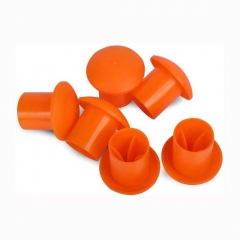 Scaffold Mushroom Rebar Caps, Approved Plastic Rebar Safety Protective End Caps for Industry Construction Safety, Suitable for 2/5-1.2 Inch Rebar Stak