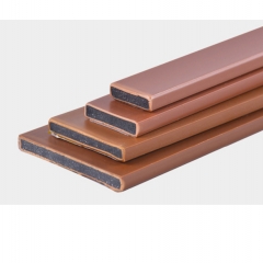 Co-extruded rigid PVC Casing with elastomeric fins Smoke Batwing seal 12*12mm-2.1M length Self-Adhesive Batwing Smoke Seal