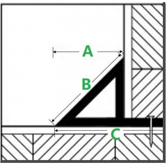 PVC建筑三角条 型号：KT15