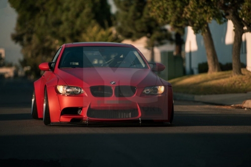 2007-2013 BMW E92 M3 LB LP LW Style Body Kit including Front Diffuser , Whole Fender Flare , Rear Spat , Trunk Wing