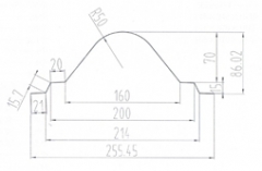 Ridge Cap Roll Forming Machine