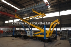 16/18/21m high-altitude pressure tile lift trucks for roll forming machine