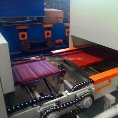 Color Stone sand blasting coated line roofing sheet roll forming machine