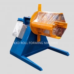 hydraulic duct decoiling machine