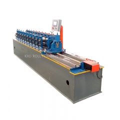 light steel keel Metal furring keel channel house structure roll forming machine with punching hole