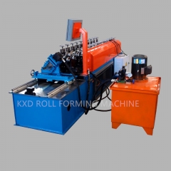 light steel keel Metal furring keel channel house structure roll forming machine with punching hole