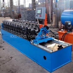 light steel keel Metal furring keel channel house structure roll forming machine with punching hole