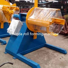 hydraulic duct decoiling machine