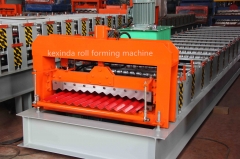corrugated roofing panel roll forming machine