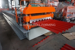 Automatic corrugate roof tile making machine / roof tile machine