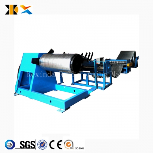 Cut to length line steel coil slitting machine