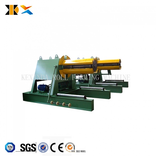 hydraulic duct decoiling machine