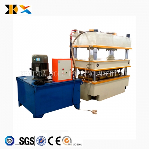 Color Stone sand blasting coated line roofing sheet roll forming machine