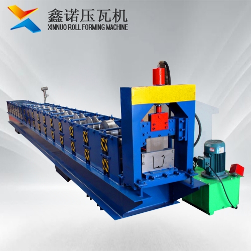 metal rain gutter profile cold rolling forming machine