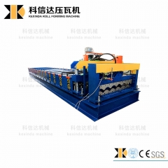 Automatic 830 Steel Roof Profile Glazed Tile Roll Forming Machine
