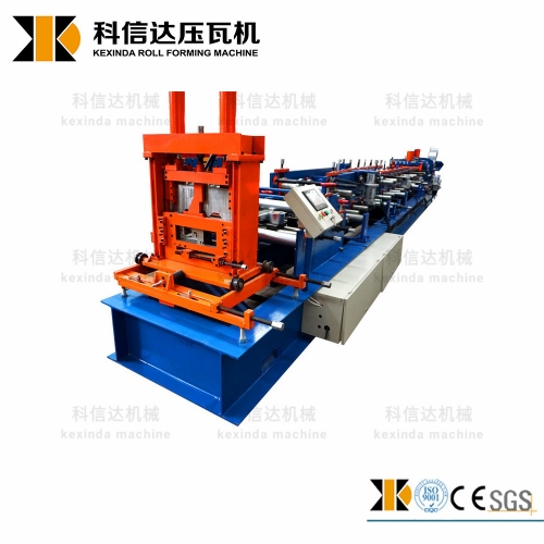 C Z Interchangeable Metal Channel Roll Forming Machine